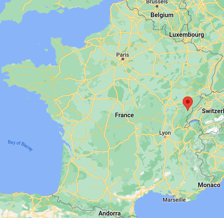 image de l'emplacement de Frasne en France